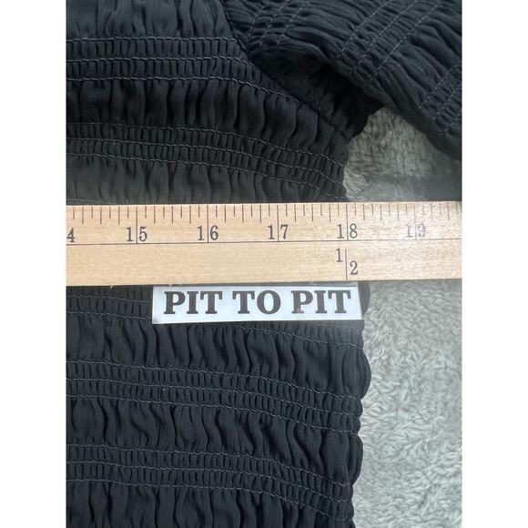 TORRID Crinkle Chiffon Black Short Sleeve Layered Hemline Top Wmns Torrid Sz 2X - Picture 8 of 10